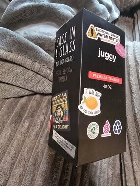 Juggy 'Sass in a Glass' 40 oz Premium Tumbler New In Box